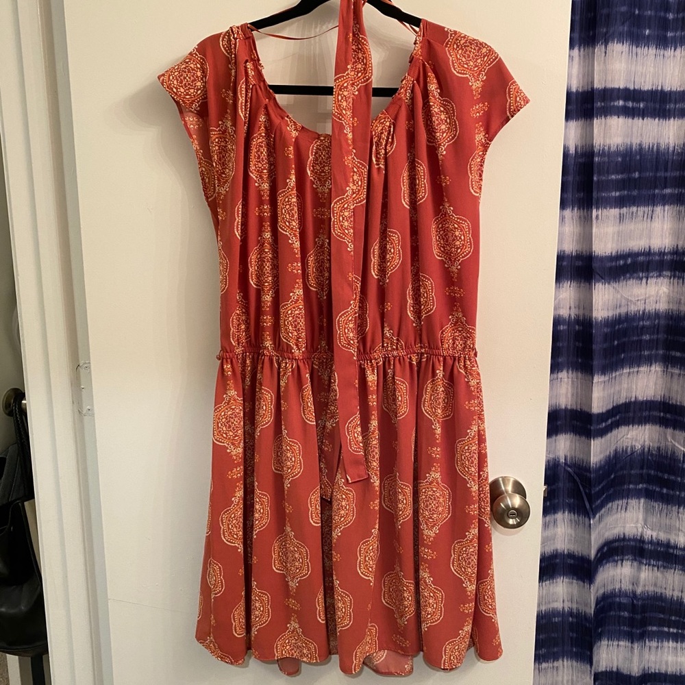 Orange Pink Dress